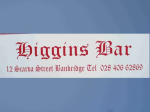 Higgins Bar