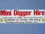 Mini Digger Hire